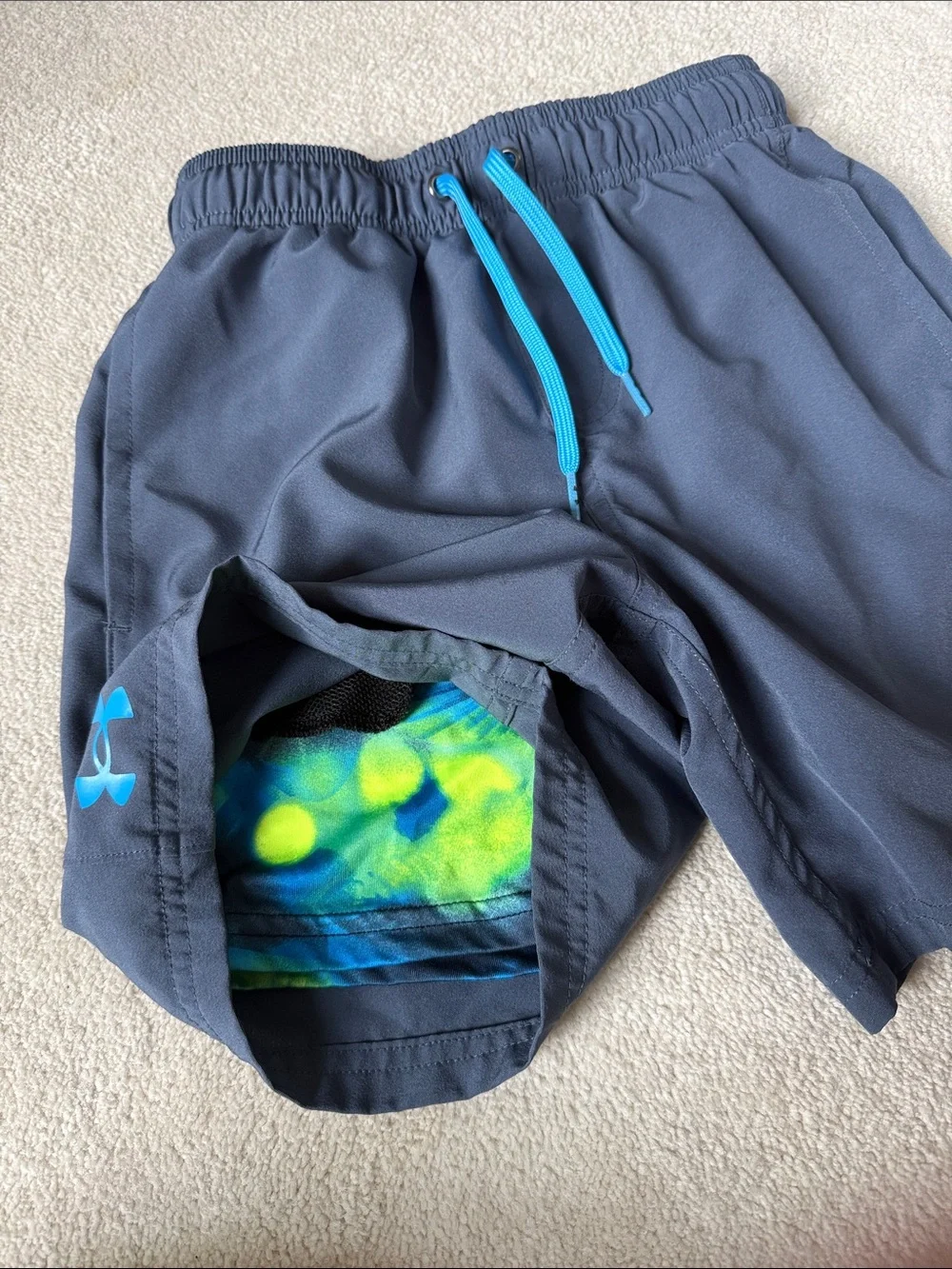 Boys under armour swim trunks